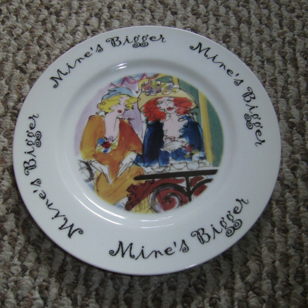 Mines Bigger Anne Ormsby House Prill Dessert Plate